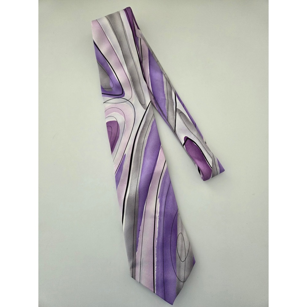 J. Garcia 100%‎ Silk Abstract Collection 53 Undertow Necktie Vintage Spring Art